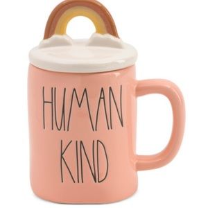 {NIB} Rae Dunn” Human Kind” Lidded Mug